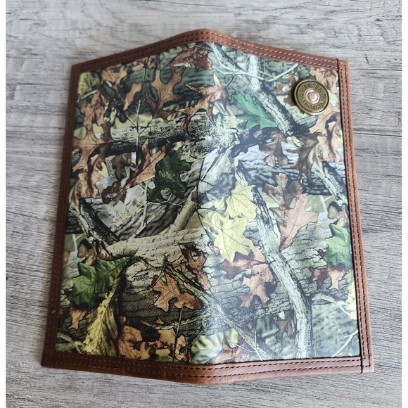 C439 Tree Leaf Camouflage‎ Western Ranger Hunter Rodeo Wallet 12G Shotgun Concho - Picture 3 of 11